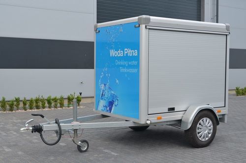 Remolque portamaquinaria - Aquatrans - Proffico sp. z o.o. - para productos alimentarios / de acoplamiento