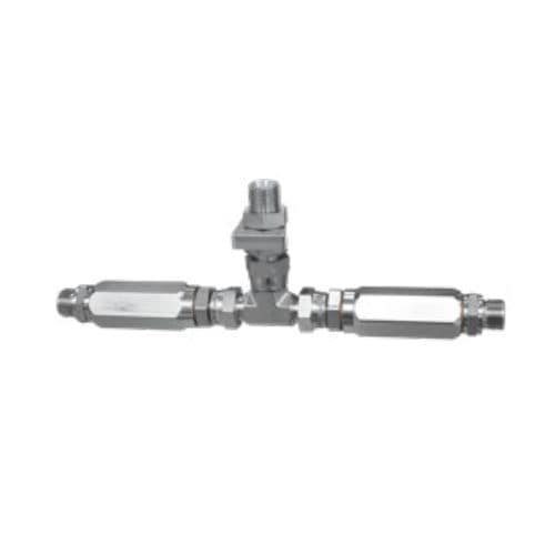 Válvula de retención de globo - DP-F-003-0000 series  - Dosier- und Prüftechnik GmbH - DIN / para aplicaciones industriales / de cierre