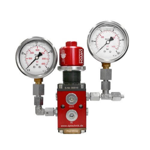Válvula de presión - DRV04 - Dosier- und Prüftechnik GmbH - manual / de control asistido / de regulación