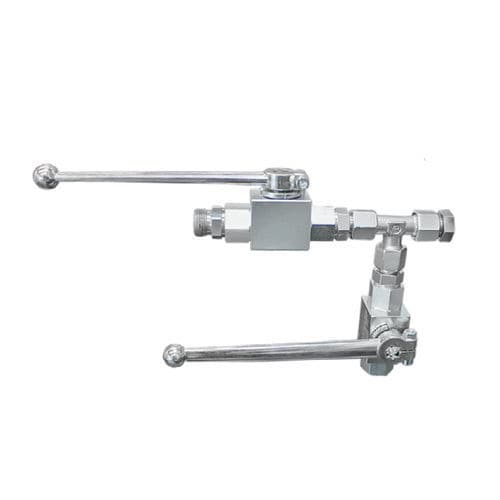 Válvula de cierre - DP-D-003-000002 - Dosier- und Prüftechnik GmbH - de bola / manual / para aceite