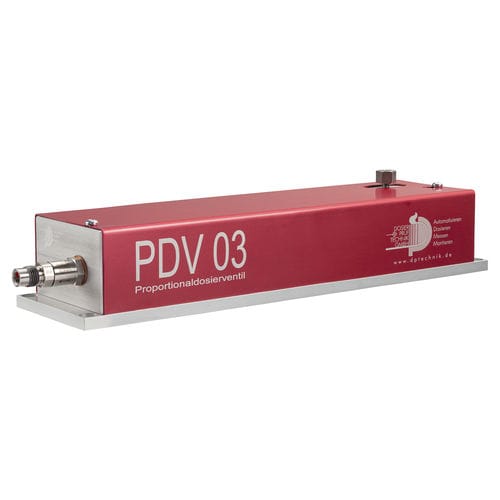 Válvula dosificadora proporcional - PDV03 - Dosier- und Prüftechnik GmbH - volumétrica / de precisión / con amplio rango de viscosidad