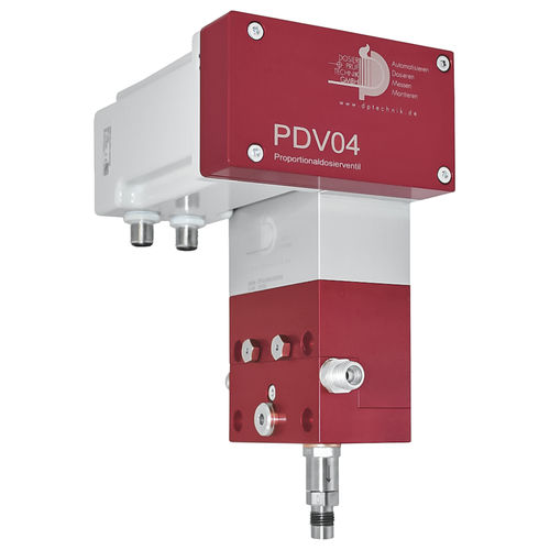 Válvula de dosificación - PDV04 - Dosier- und Prüftechnik GmbH - eléctrica / dosificadora / para aceite