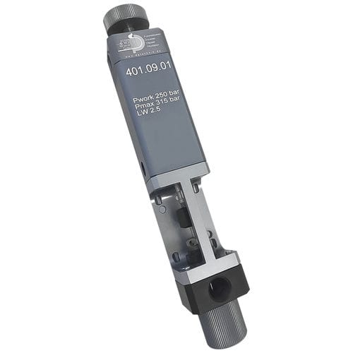 Válvula de salida - DP-K-002-0000 series - Dosier- und Prüftechnik GmbH - neumática / para fluido de baja viscosidad / para fluido viscoso