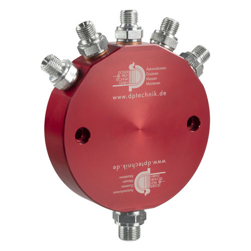 Dosificador de lubricante de grasa - DP-D-003-0000 series - Dosier- und Prüftechnik GmbH - de alta presión / proporcional / de línea simple