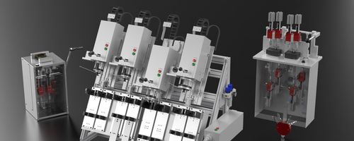 Dosificador de aceite - Dosier- und Prüftechnik GmbH - para grasa / volumétrico / para la industria del automóvil