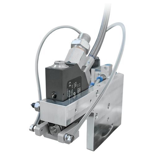 Válvula de jetting de micro-jetting - FSV02 SINGLE - Dosier- und Prüftechnik GmbH - de precisión / actuador electroneumático / para grasa