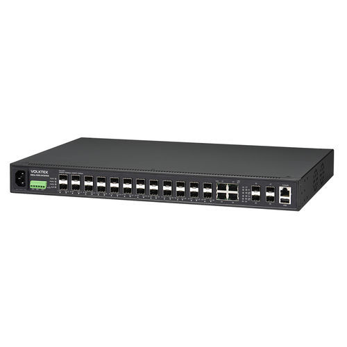 Conmutador Ethernet administrable - 6500-24GS4XS series - Volktek - 20 puertos / Gigabit Ethernet / en bastidor