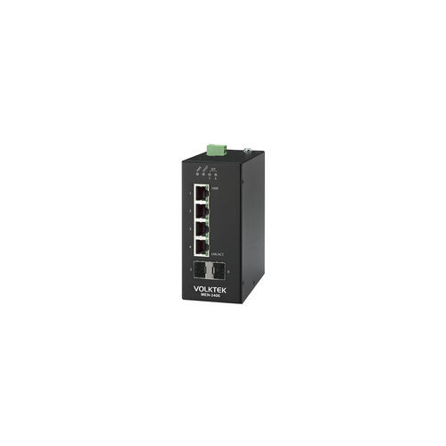 Conmutador Ethernet administrable - MEN-3406 - Volktek - 4 puertos / LAN / en riel DIN