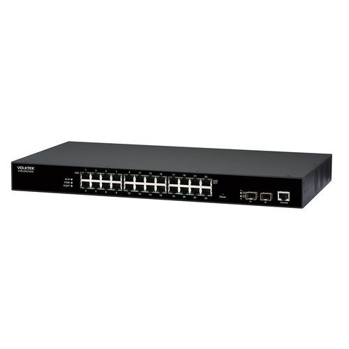 Conmutador Ethernet administrable - 5100-24GT2GS series - Volktek - 24 puertos / de nivel 2 / Gigabit Ethernet