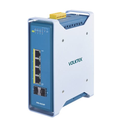 Conmutador Ethernet no administrable - INS-8424P - Volktek - 6 puertos / ProfiNet / EtherNet/IP