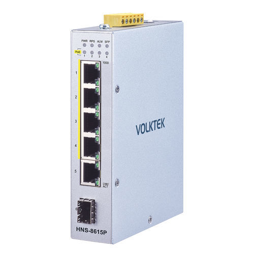 Conmutador Ethernet administrable - HNS-8615P - Volktek - 5 puertos / DIP / de interior