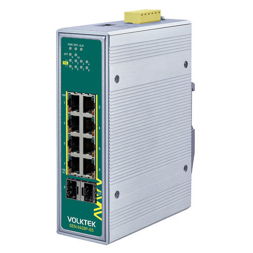 Conmutador Ethernet no administrable - SEN-9428P-24V-SS - Volktek - 10 puertos / Gigabit Ethernet / ProfiNet