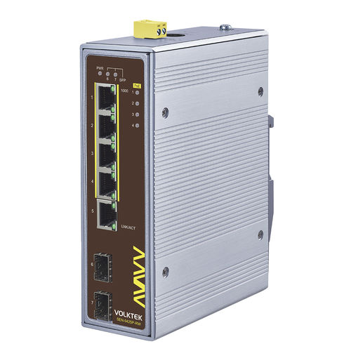 Conmutador Ethernet no administrable - SEN-9425P-24V-RW - Volktek - 5 puertos / Gigabit Ethernet / ProfiNet