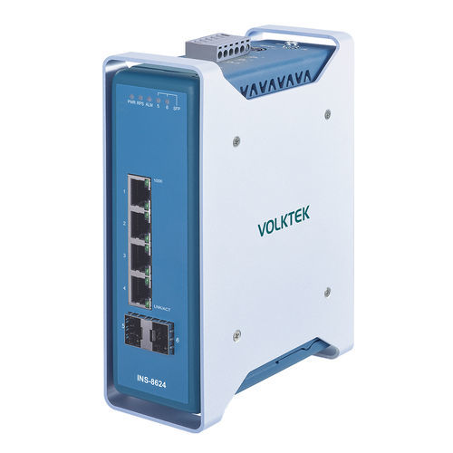 Conmutador Ethernet administrable - INS-8624 - Volktek - 6 puertos / Gigabit Ethernet / en riel DIN