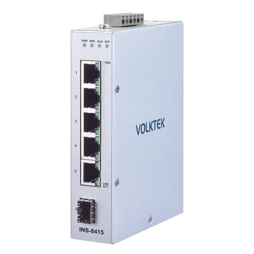 Conmutador Ethernet no administrable - INS-8415 - Volktek - 6 puertos / ProfiNet / EtherNet/IP