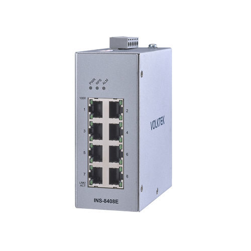 Conmutador Ethernet no administrable - INS-8408E - Volktek - 8 puertos / ProfiNet / EtherNet/IP