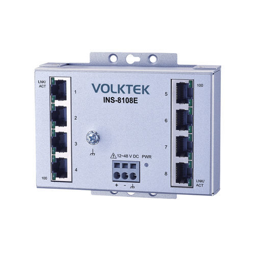 Conmutador Ethernet no administrable - INS-8108E - Volktek - 8 puertos / ProfiNet / EtherNet/IP