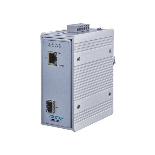 Convertidor de medios - IMC-661 - Volktek - de señal / Ethernet / industrial