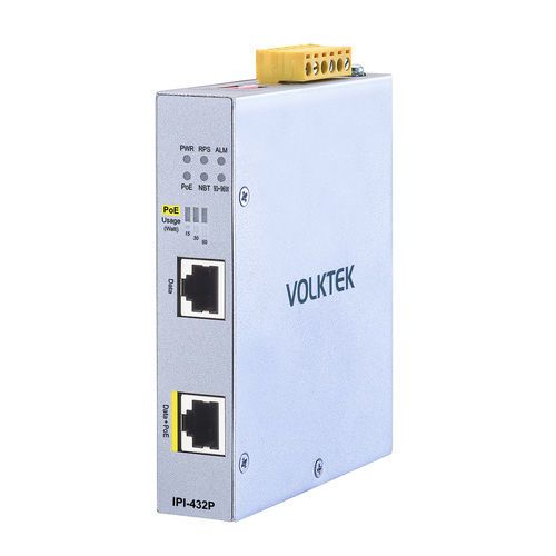 Inyector PoE IEEE 802.3bt - IPI-432P-60-I - Volktek - en riel DIN / IP30