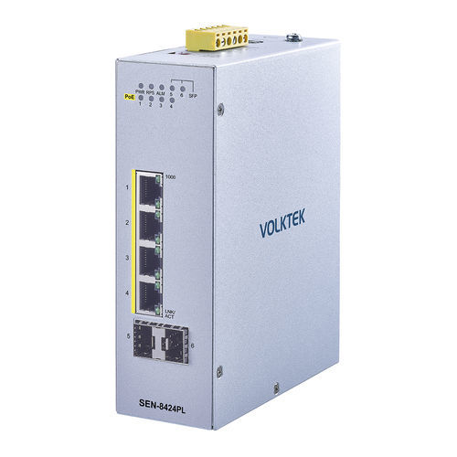 Módulo conmutador Ethernet administrable - SEN-8424PL - Volktek - 4 puertos / 2 puertos / Gigabit Ethernet