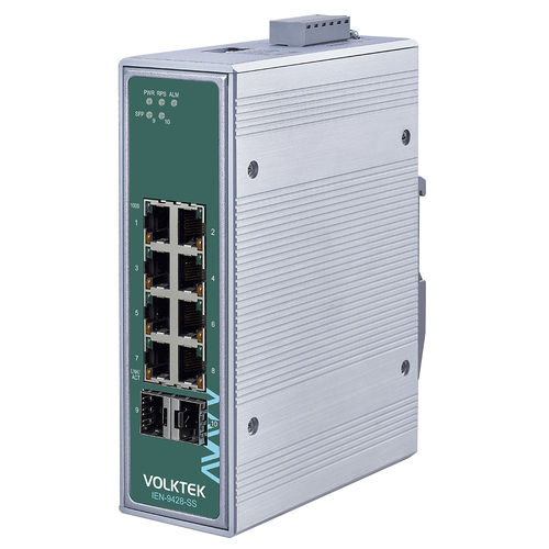 Conmutador Ethernet no administrable - IEN-9428-SS - Volktek - 10 puertos / Gigabit Ethernet / ProfiNet