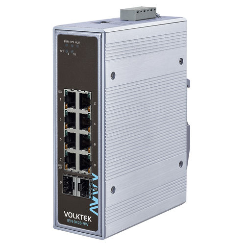 Conmutador Ethernet no administrable - IEN-9428-RW - Volktek - 10 puertos / Gigabit Ethernet / ProfiNet