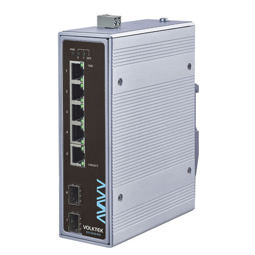 Conmutador Ethernet no administrable - IEN-9425-RW - Volktek - 7 puertos / Gigabit Ethernet / ProfiNet
