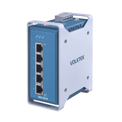 Conmutador Ethernet no administrable - INS-801E - Volktek - 5 puertos / ProfiNet / EtherNet/IP