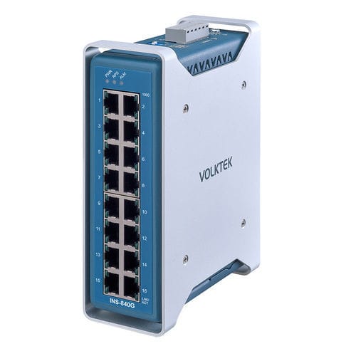 Conmutador Ethernet no administrable - INS-840G - Volktek - 16 puertos / en riel DIN / DIP