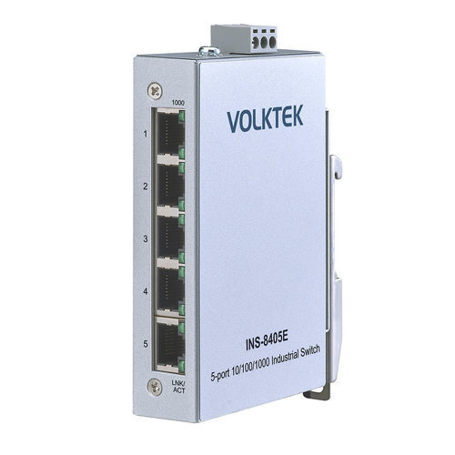 Conmutador Ethernet no administrable - INS-8405E - Volktek - 5 puertos / ProfiNet / EtherNet/IP