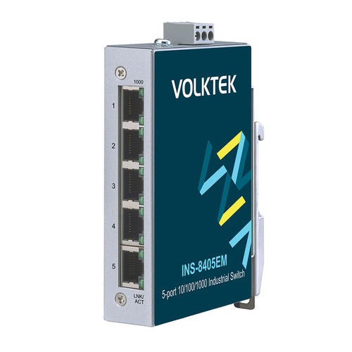 Conmutador Ethernet no administrable - INS-8405EM - Volktek - 5 puertos / Gigabit Ethernet / ProfiNet