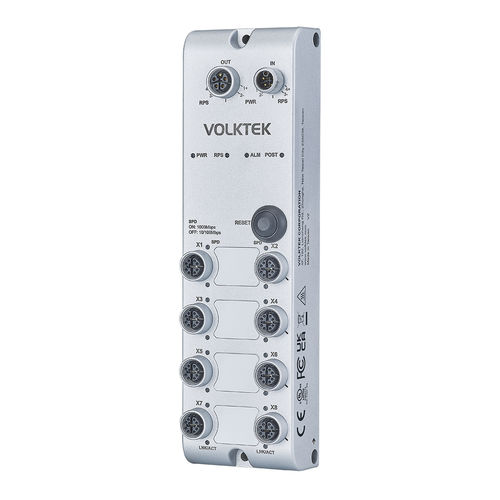 Conmutador Ethernet administrable - 8075-8GT-M12 - Volktek - 8 puertos / de nivel 3 / de nivel 2