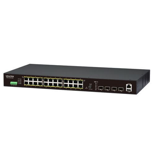 Conmutador Ethernet administrable - 9505-24GP4XS - Volktek - 4 puertos / 24 puertos / de nivel 2