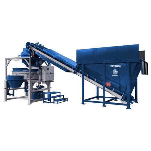 Planta de hormigón estacionaria - MBT-1000V - METALIKA - automática / compacta / vertical