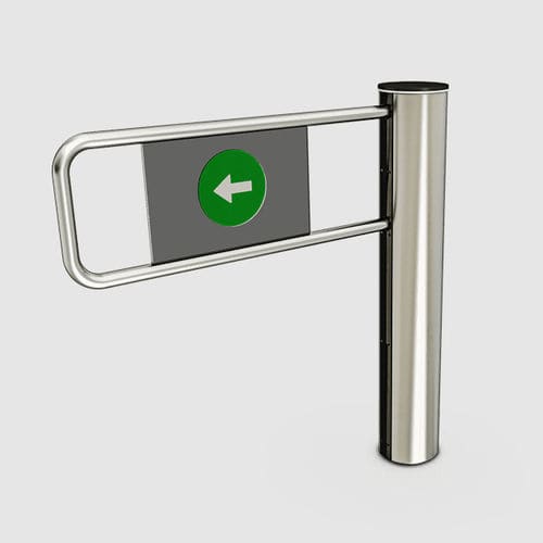 Portón abatible - SCT230 - Sectec Security Technology - automático / inoxidable / de Plexiglas®