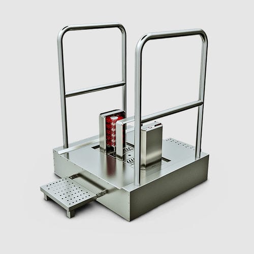 Esclusa higiénica con limpiador de suelas - SCT.HJN02.304.0006 - Sectec Security Technology