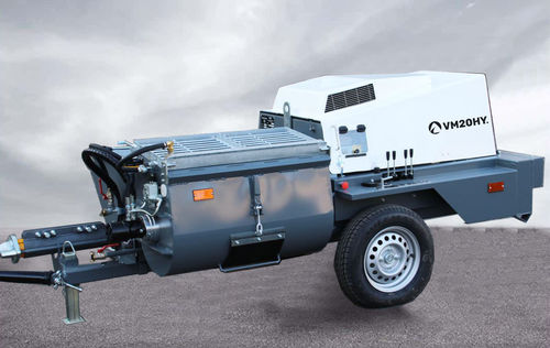 Máquina de proyección revestimiento - VM20HY - AM3P Projection - con motor diésel