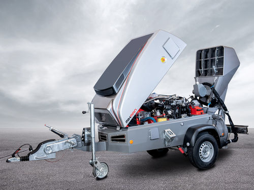 Transportador de suelo en semirremolque - MIXMAN D5BS HURRICAN - GB Machines - diésel