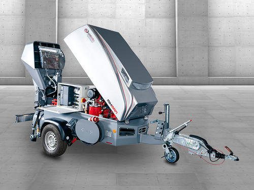 Transportador de suelo en semirremolque - MIXMAN E4 - GB Machines - eléctrico