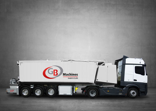 Transportador mezclador de mortero para recrecidos en semirremolque - MOBILEMAN D3 - GB Machines