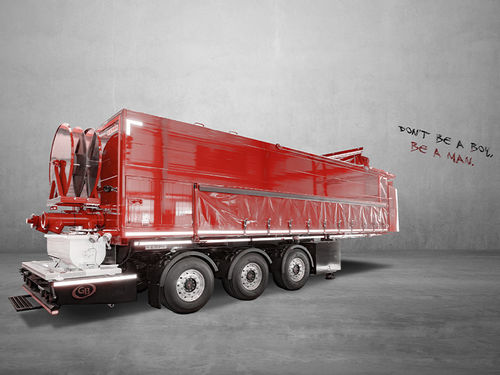Transportador de suelo en semirremolque - MOBILEMAN D3L - GB Machines - diésel