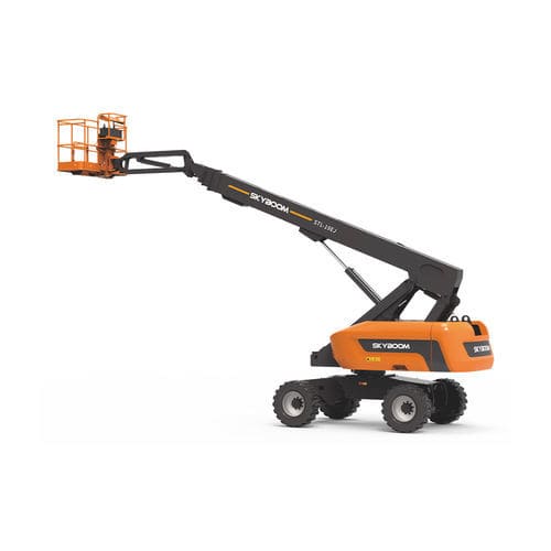 Cesta telescópica con ruedas - STL-19EJ - Changsha Skyboom Heavy Industry - alimentada por batería / con motor diésel / para astillero naval