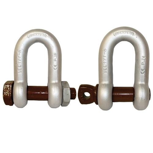 Grillete de elevación en D - 1320 80 03 - Net Mak Metal Makine San. Ve Tic. Ltd. Sti. - con cerrojos y tuercas de seguridad / de tornillo