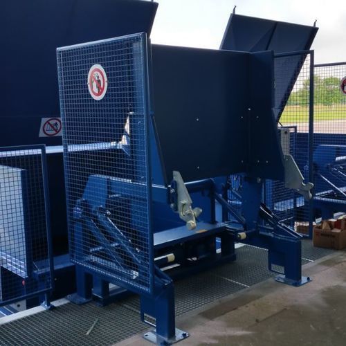 Volteador de contenedores de basura hidráulico - HKV - Presto - eléctrico