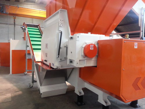 Destrozador primario - MS 40-120 IT - ISVE - de 1 eje / con papel separador / residuos sólidos a granel