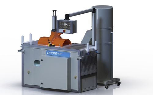 Máquina de aserrar circular - SCP series - Periplast - horizontal / para plástico / para perfiles