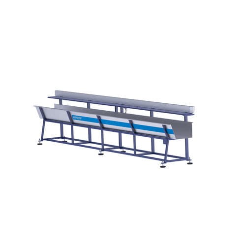 Mesa de acumulación para transportador - Periplast - de descarga