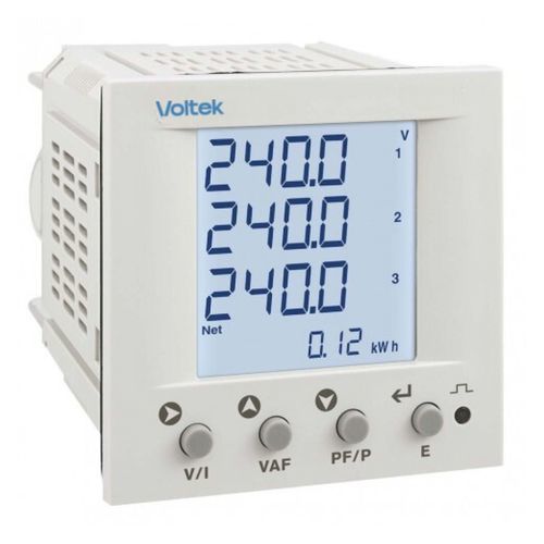 Dispositivo de medición de potencia multifunción - VE72P - Voltek Energy Limited - digital / empotrable / monofásico