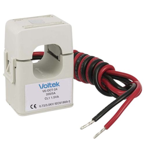 Transformador de corriente - VE-OCT24 - Voltek Energy Limited - de núcleo partido / para contador / monofásico