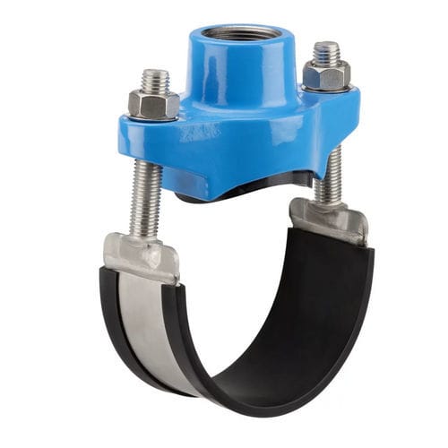 Estribo para tuberías - 3500  - Hawle - roscado / roscado